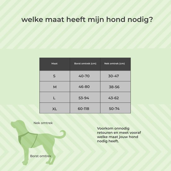 ACE Pets Hondentuig - Hondenharnas - Hondentuigjes kleine hond - Anti Trek Tuig Hond - Hondentuigje - Reflecterend - Maat S