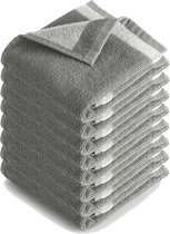 I2T Keukenset - 8x Keukendoek - Grijs