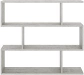 Laag rek - Betonnen decor - L 110 x D 25 x H 96 cm - LIS