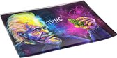 Glass Rollin Tray | Albert Einstein | Shatter Resistant Premium Glass Tray