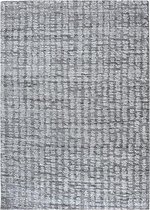 The Rug Republic Hand Woven BELLIN Grey/Ivory 8 x 10 ft CARPET