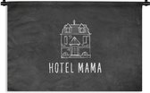 Tapisserie - Tapisserie - Hotel mama - Citations - Dictons - Maman - 120x80 cm - Tapisserie