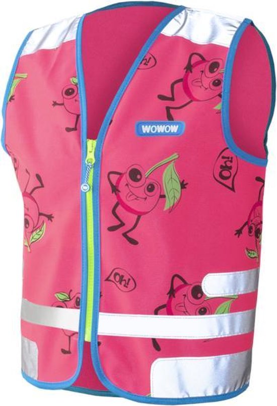 Gilet de Sécurité Réfléchissant WOWOW FUN JACKET Enfant Rose