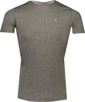 Tommy Hilfiger T-shirt Groen  - Maat L - Heren - Herfst/Winter Collectie - Katoen;Polyester