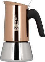 Bialetti Venus Copper Espressomaker - Percolator - 6 kops - 270ml - roestvrijstaal - inductiegeschikt