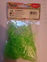 2 zakjes Loom twister loombandjes jelly groen