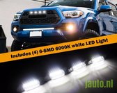 Auto Wit Led Daglicht set voor Grill ToyotaTacoma Smoke Lens