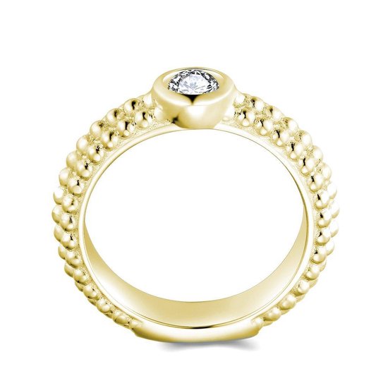 Di Lusso Jewels - Ring Tarbes - Zilver 925 - Goud - Dames