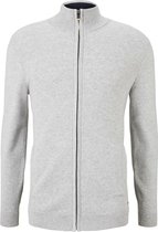 Tom Tailor gebreid vest Lichtgrijs-L