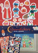 Sinterklaas Raamstickers - Sint en Piet stickers voor op het raam - decoratie stickervellen