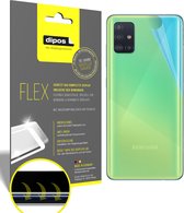 dipos I 3x Beschermfolie 100% compatibel met Samsung Galaxy A71 Rückseite Folie I 3D Full Cover screen-protector