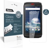 dipos I 2x Pantserfolie helder compatibel met Crosscall Action-X3 Beschermfolie 9H screen-protector