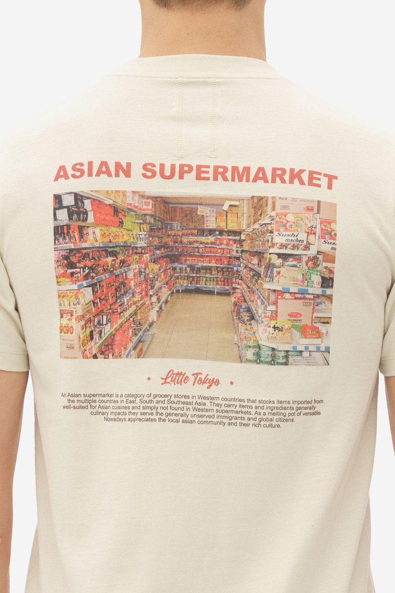 Nowadays Print T-shirt Little Tokyo T-shirt Heren Maat S