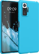 kwmobile hoesje voor Xiaomi Redmi Note 10 Pro - backcover voor smartphone - zeeblauw