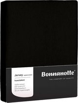 Bonnanotte Hoeslaken Jersey Dubbel Stretch Black 160x200/220