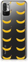 Silicone Back Cover Xiaomi Redmi Note 10 5G Telefoonhoesje met Naam Banana