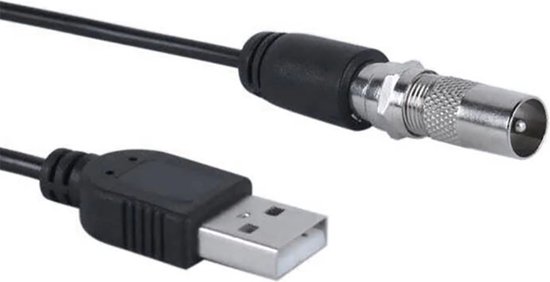 DVB-T2 antenne met COAX aansluiting met ingebouwde versterker op  USB-voeding / HaverCo | bol.com