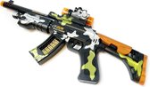 Machine Gun speelgoed geweer met schiet geluiden, led verlichting en trill functie 41CM (incl. batterijen)