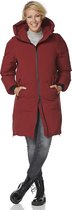 Leeds padded coat dark red-L