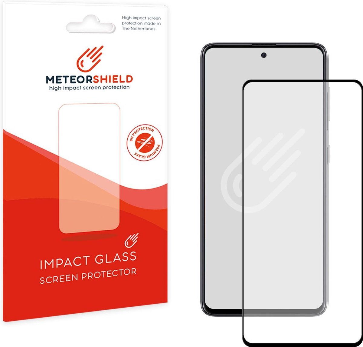 Meteorshield Samsung Galaxy A51 screenprotector - Full screen