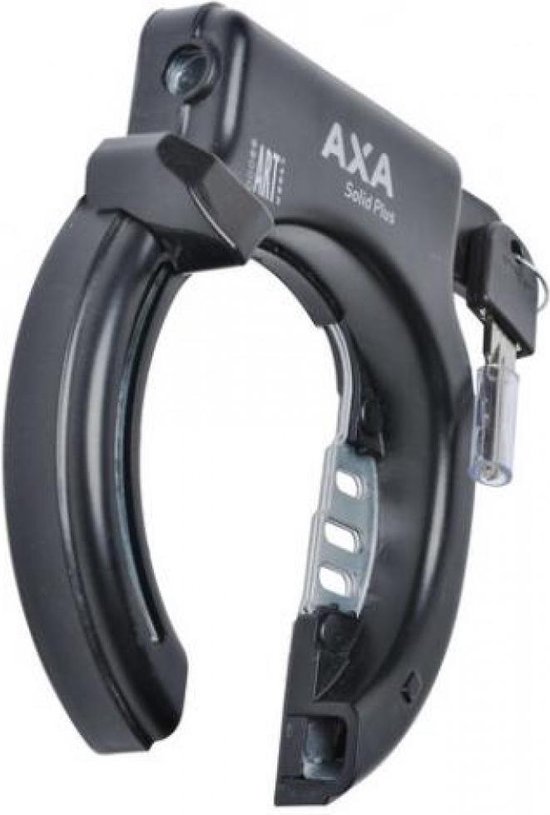 AXA Solid Plus – ART 2 sterren keurmerk - Frameslot - Met plug-in mogelijkheid - Zwart - Axa