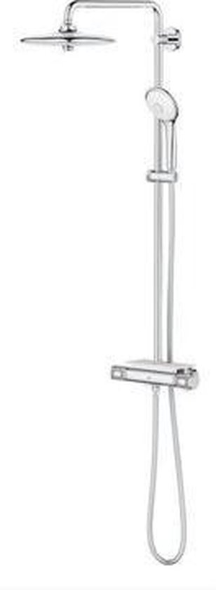 GROHE Euphoria Regendoucheset Opbouw- hoofddouche 26cm - massage handdouche rond - thermostatisch - chroom