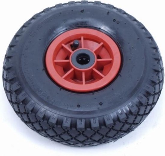 Roue pneumatique roue de diable 3.00 2 pr Trou d'essieu 25 mm