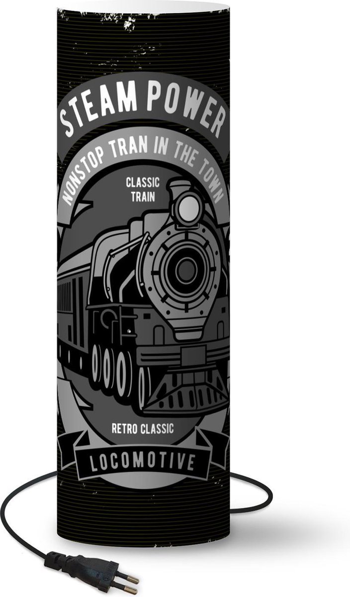 Lamptiger Tafellamp - Trein - Ø 16 Cm - E14 - Multicolor