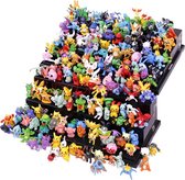 set van 48 pokemon figuren - pokémon figuurtjes - 6 kaarten - speelgoed - bal