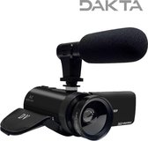 Dakta® Digitale camera | HD Lens | Videocamera | 16.0 mega pixels | Waterproof | Met microfoon | 1080 HD | Zwart