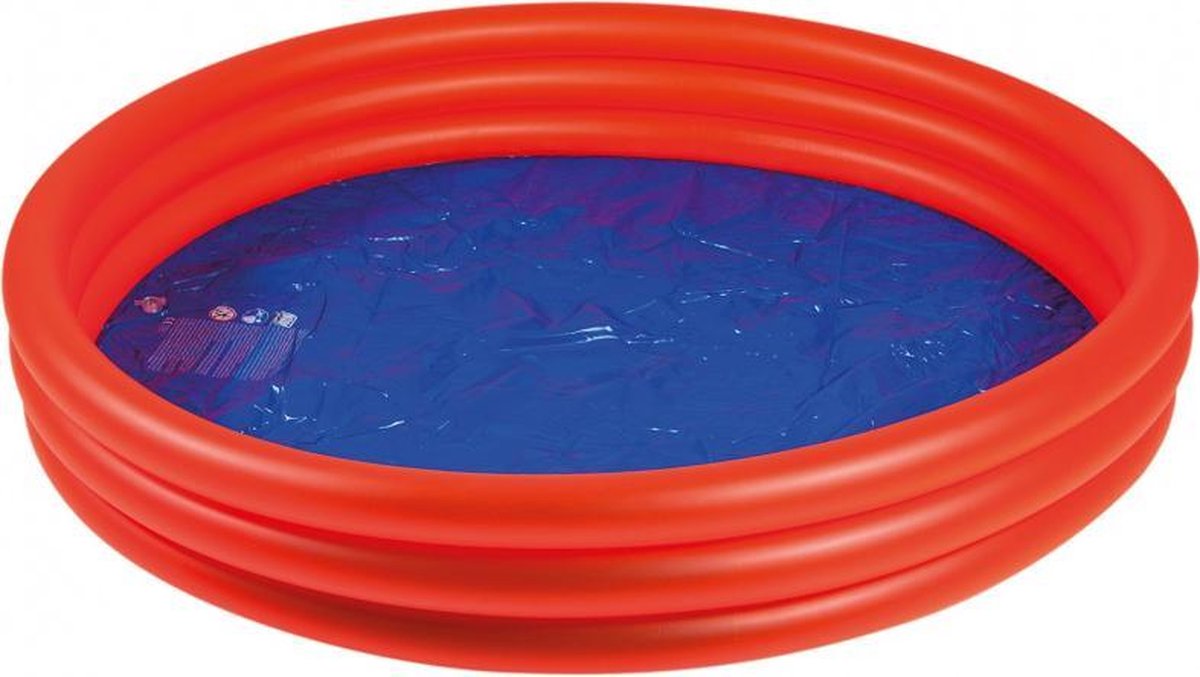 opblaaszwembad junior 175 x 175 cm PVC rood/blauw