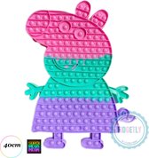 FIDGETLY | Fidget toys Pop it | Mega POPIT | Peppa Pig | 40 cm