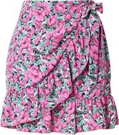 Colourful Rebel Shelby Flower Rok  Roze Dames - Basic Fit - Polyester - L