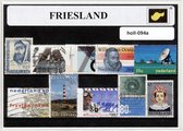Friesland - Fryslan - Typisch Nederlands postzegel pakket & souvenir. Collectie van verschillende postzegels van Friesland - Fryslan - kan als ansichtkaart in een A6 envelop - authentiek cadeau - kado - kaart - sneek - elfstedentocht - pompeblêden