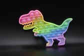 Pop It – Fidget Toy Spel – Anti Stress, Autisme en ADHD - Vrij van Giftige Materialen- TikTok Hype 2021 - T-Rex met Glitter