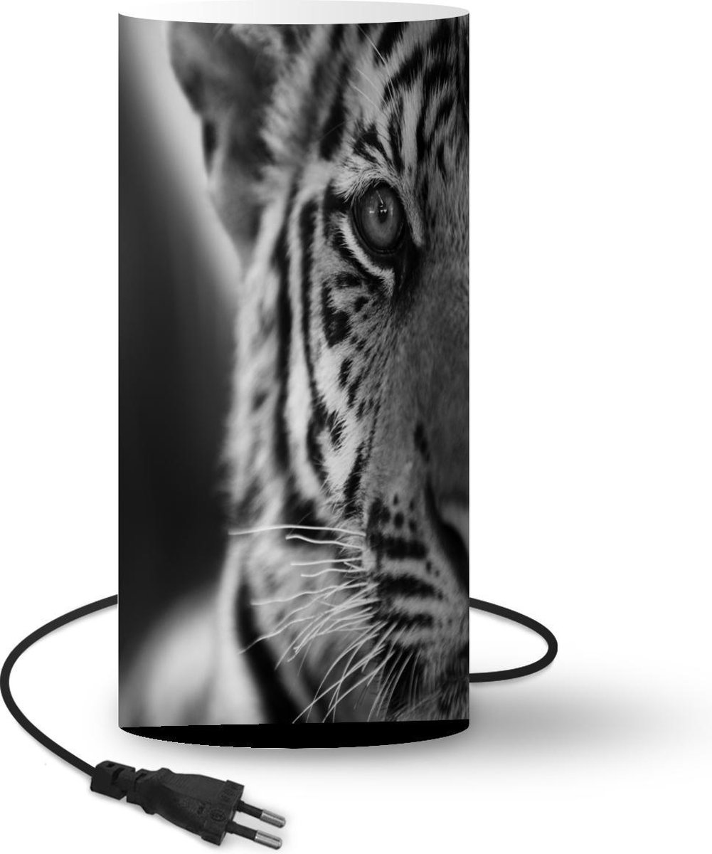 Lamptiger Tafellamp - Tijger - Ø 25 Cm - E14 - Multicolor