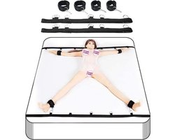b'BDSM Bedboeien Set - Bondage - Verstelbare Riemen en Boeien'
