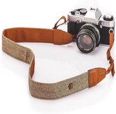 Garpex® Retro Vintage Verstelbare Schouderband voor Digitale en Spiegelreflex Camera - Bruin