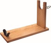 Houten Hamhouder San Ignacio Bruin Roestvrij staal (16 x 40 x 23 cm)