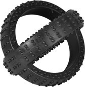 Flamingo Rubber Gladiator Cross Ball Black 10Cm