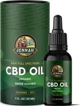Jennah® | Sleep Potion - Beter & Dieper Slapen Biologische CBD Olie Wateroplosbaar | 15% | 10ml | Full spectrum | Raw