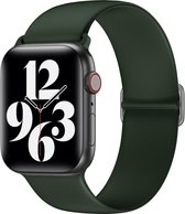 YONO Siliconen Stretch Bandje geschikt voor Apple Watch - 38 mm - 40 - 41 - Groen