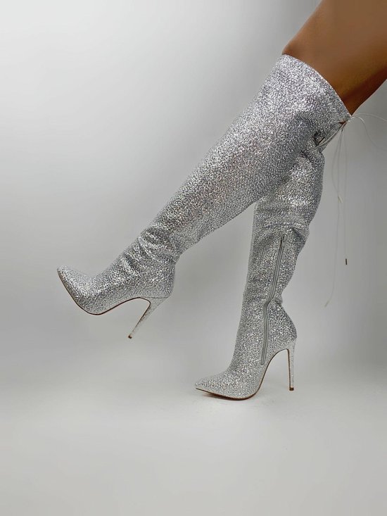 Bling-overknee-dames-laarzen-maat 38 | bol.com