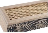 Box for Infusions DKD Home Decor Rooster Rotan Hout MDF (24 x 10 x 7 cm)