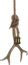 Plafondlamp DKD Home Decor Metaal Hars Touw (25 x 25 x 30 cm)