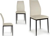 Keukenstoel Metaal Wit (53 x 97 x 42 cm)