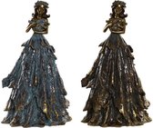 Decoratieve figuren DKD Home Decor Hars (2 pcs) (17 x 12.5 x 29.5 cm)