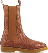 Allan K Vrouwen Leren     Chelsea boots / Laarzen / Damesschoenen Madison - Cognac - Maat 39