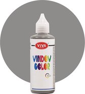 Glasverf - Stickerverf - antraciet - Viva Kids - Windowcolor - 90ml