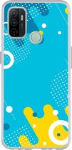 Smartphonebooster Telefoonhoesje - Back Cover - Geschikt Voor Oppo A53s - Blue En Blue